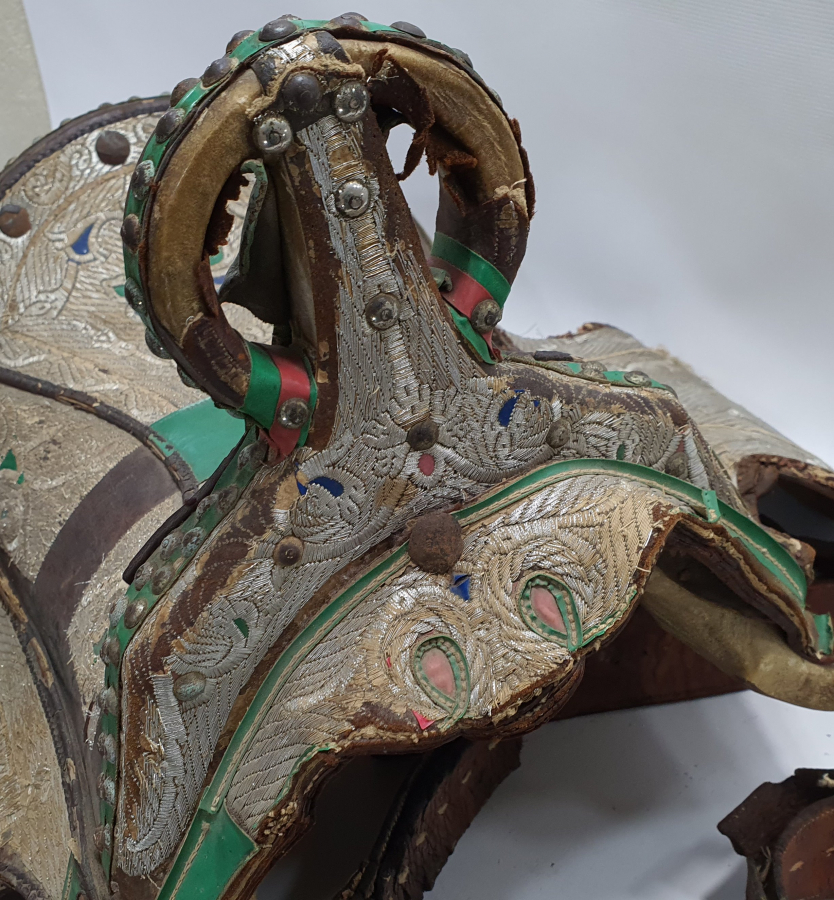 OSMANLI DÖNEMİ ÇOK NADİR AĞA İŞİ ÇERKES EYERİ