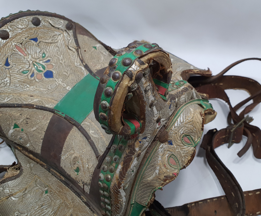 OSMANLI DÖNEMİ ÇOK NADİR AĞA İŞİ ÇERKES EYERİ