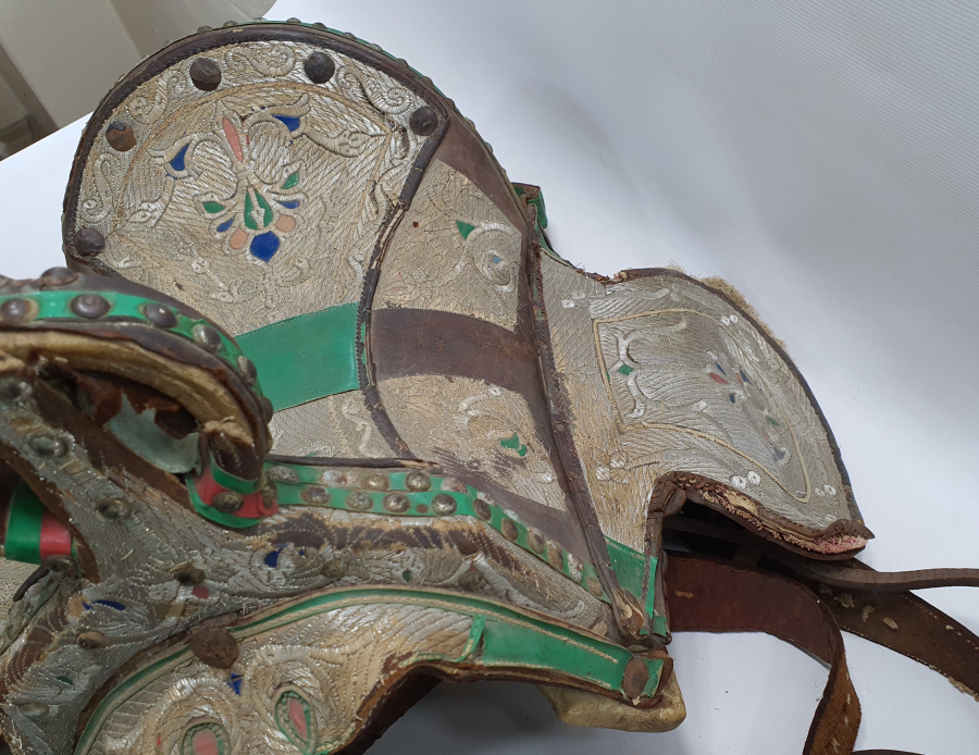 OSMANLI DÖNEMİ ÇOK NADİR AĞA İŞİ ÇERKES EYERİ