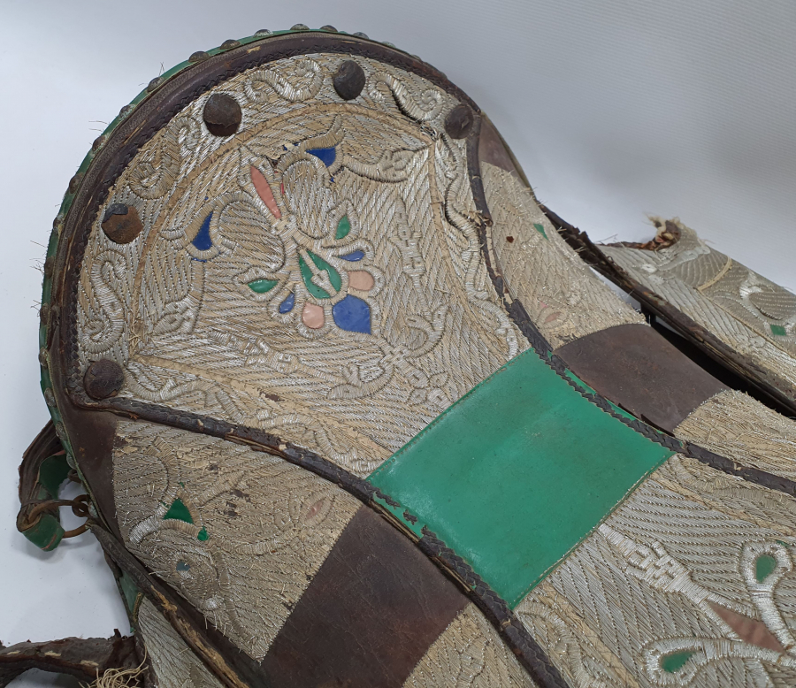 OSMANLI DÖNEMİ ÇOK NADİR AĞA İŞİ ÇERKES EYERİ