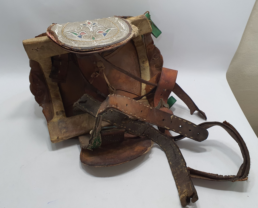 OSMANLI DÖNEMİ ÇOK NADİR AĞA İŞİ ÇERKES EYERİ