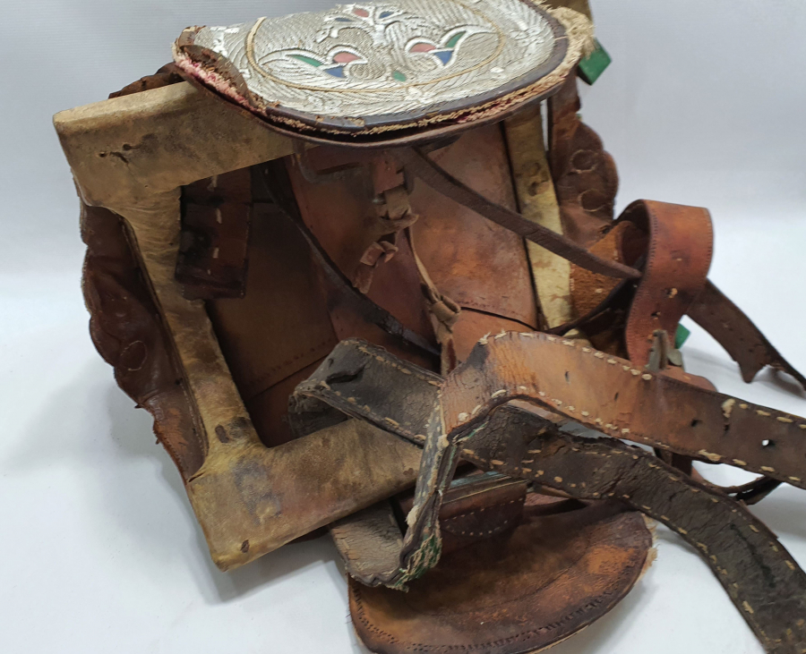 OSMANLI DÖNEMİ ÇOK NADİR AĞA İŞİ ÇERKES EYERİ