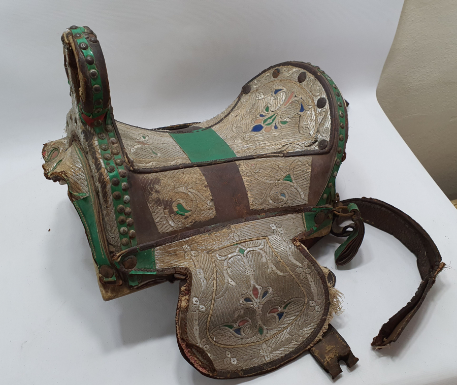 OSMANLI DÖNEMİ ÇOK NADİR AĞA İŞİ ÇERKES EYERİ