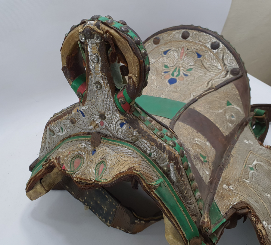 OSMANLI DÖNEMİ ÇOK NADİR AĞA İŞİ ÇERKES EYERİ