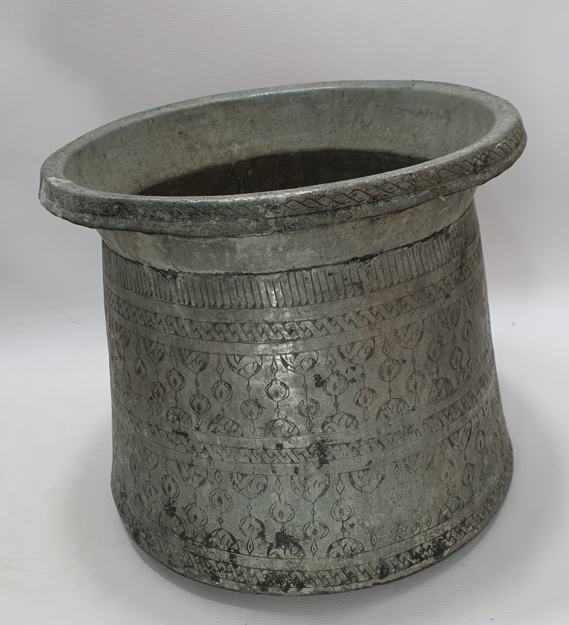 OSMANLI DÖNEMİ ÇOK NADİR TAMAMI İŞLEMELİ GELİN KAZANI