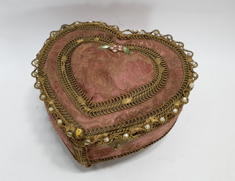 OSMANLI DÖNEMİ BÜYÜK BOY İNCİLİ MÜCEVHER KUTUSU