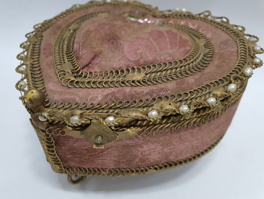 OSMANLI DÖNEMİ BÜYÜK BOY İNCİLİ MÜCEVHER KUTUSU