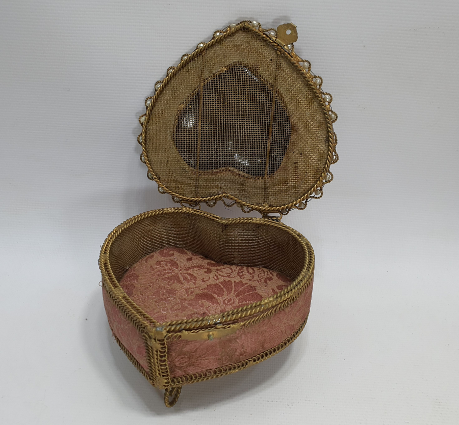 OSMANLI DÖNEMİ BÜYÜK BOY İNCİLİ MÜCEVHER KUTUSU