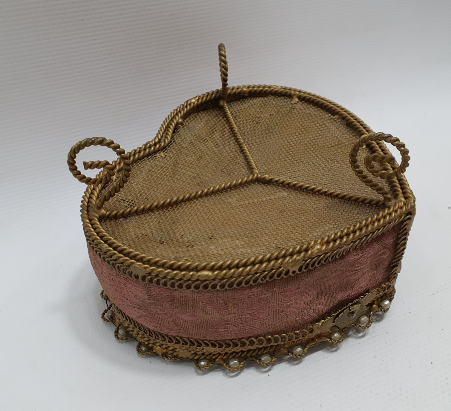 OSMANLI DÖNEMİ BÜYÜK BOY İNCİLİ MÜCEVHER KUTUSU