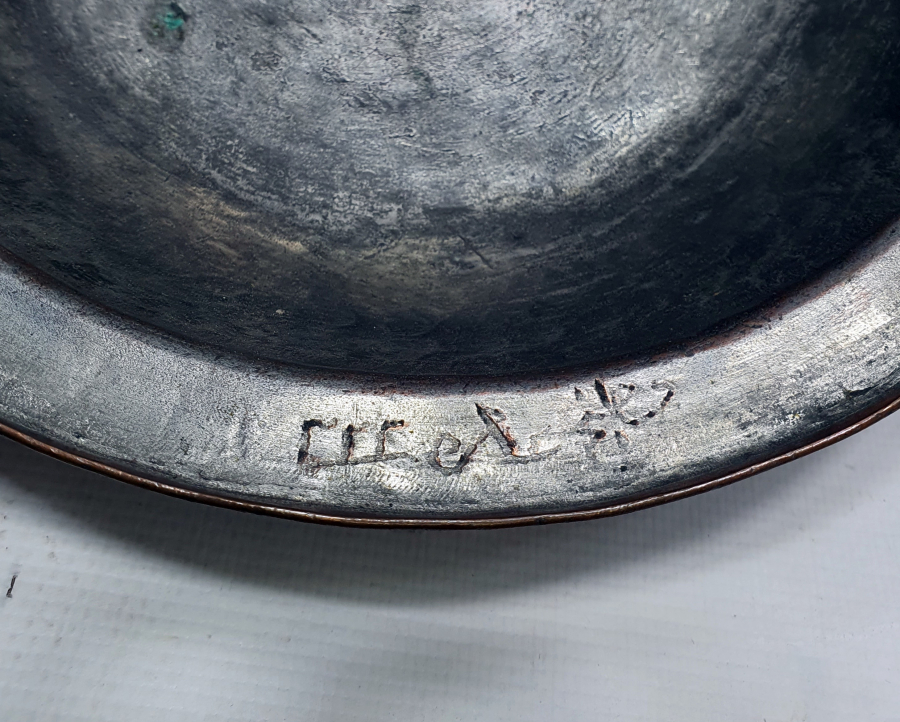 OSMANLI DÖNEMİ OSMANLICA SARAY MUTFAĞI YAZILI ÇOK NADİR SARAY TABAĞI