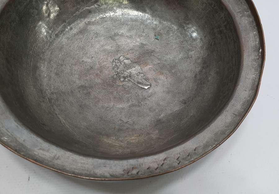 OSMANLI DÖNEMİ OSMANLICA SARAY MUTFAĞI YAZILI ÇOK NADİR SARAY TABAĞI