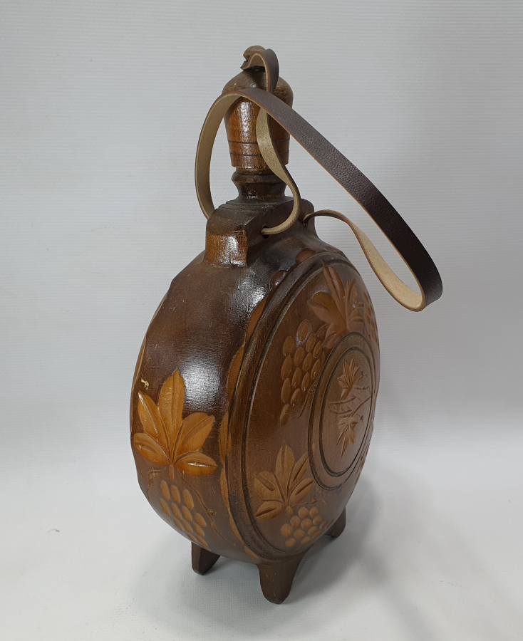 ANTİKA AHŞAP MATARA