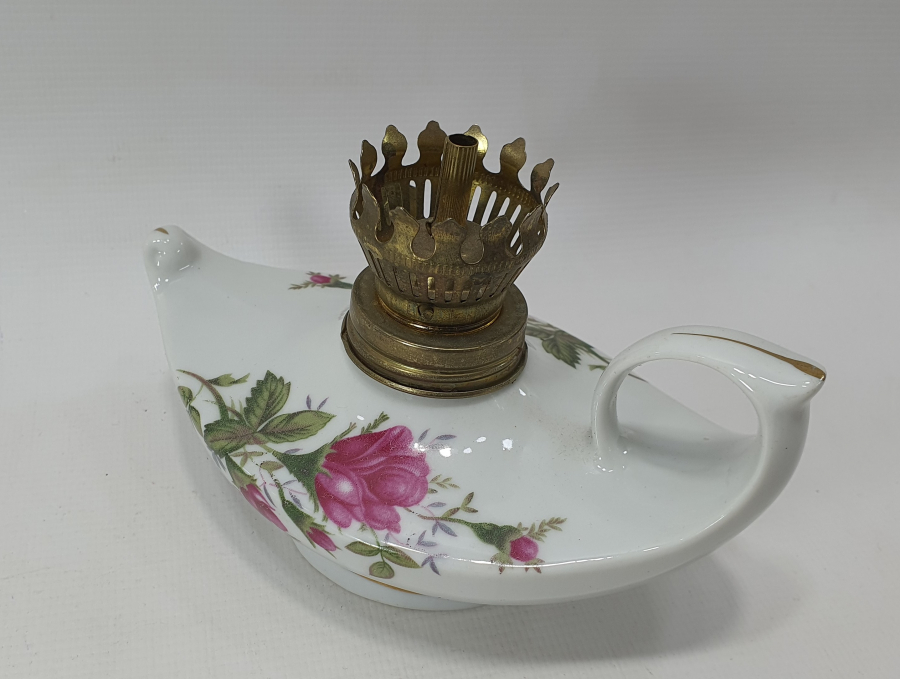 ANTİKA İŞLEMELİ GAZ LAMBASI