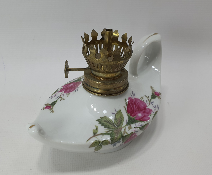 ANTİKA İŞLEMELİ GAZ LAMBASI