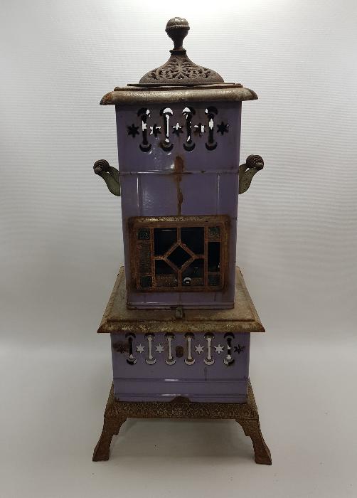 OSMANLI DÖNEMİ AY YILDIZLI EMAYE KÖZ SOBASI 