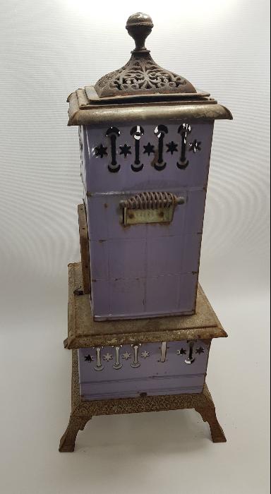 OSMANLI DÖNEMİ AY YILDIZLI EMAYE KÖZ SOBASI 