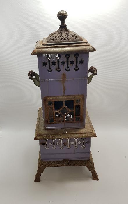 OSMANLI DÖNEMİ AY YILDIZLI EMAYE KÖZ SOBASI 