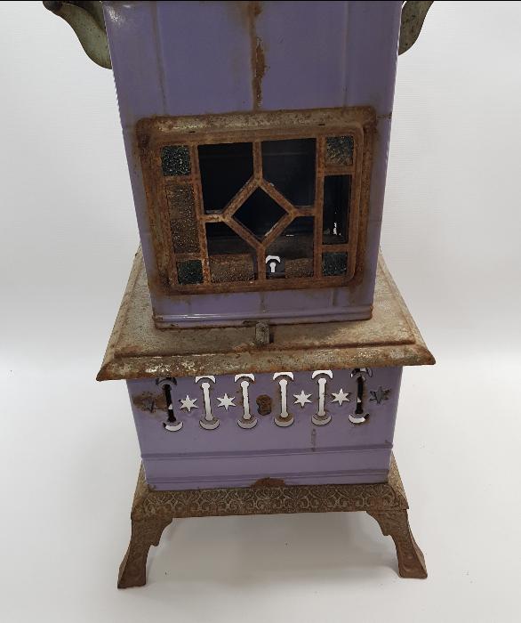 OSMANLI DÖNEMİ AY YILDIZLI EMAYE KÖZ SOBASI 