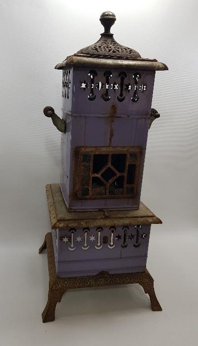 OSMANLI DÖNEMİ AY YILDIZLI EMAYE KÖZ SOBASI 