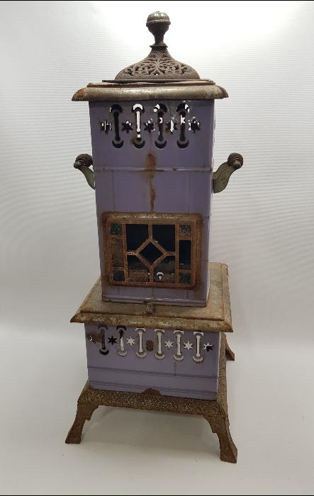 OSMANLI DÖNEMİ AY YILDIZLI EMAYE KÖZ SOBASI 