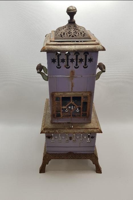 OSMANLI DÖNEMİ AY YILDIZLI EMAYE KÖZ SOBASI 