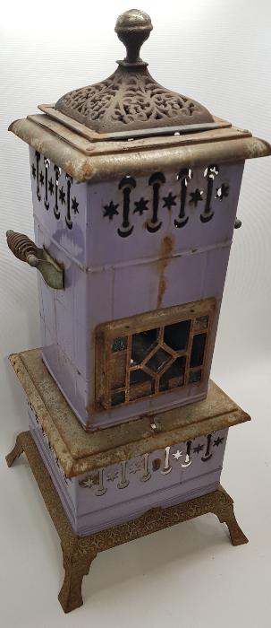 OSMANLI DÖNEMİ AY YILDIZLI EMAYE KÖZ SOBASI 