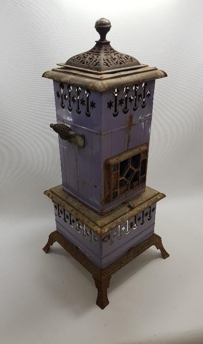 OSMANLI DÖNEMİ AY YILDIZLI EMAYE KÖZ SOBASI 