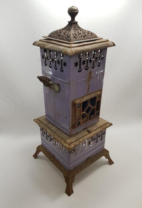 OSMANLI DÖNEMİ AY YILDIZLI EMAYE KÖZ SOBASI 