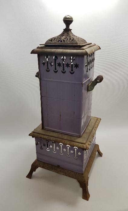 OSMANLI DÖNEMİ AY YILDIZLI EMAYE KÖZ SOBASI 