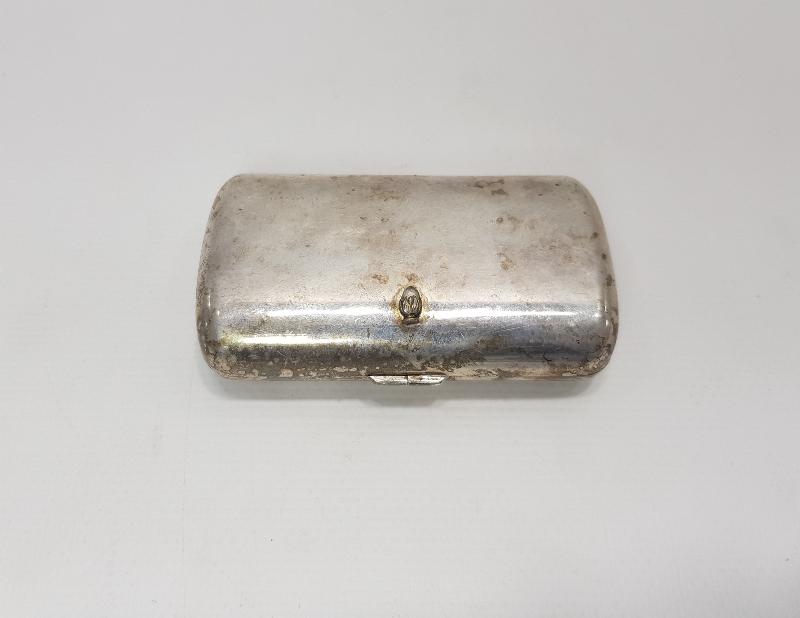 1940'LARDAN GÜMÜŞ KAPLAMA TÜTÜN TABAKASI 