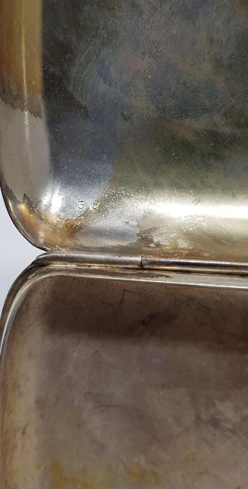 1940'LARDAN GÜMÜŞ KAPLAMA TÜTÜN TABAKASI 