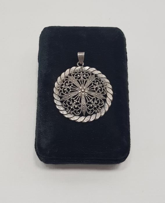 ANTİKA GÜMÜŞ KOLYE UCU 