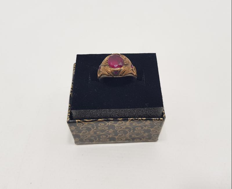 ANTİKA YAKUT YÜZÜK 