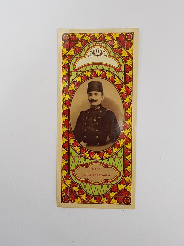 ENVER PAŞA GÖRSELLİ FES ETİKETİ 