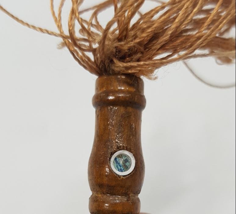 İMAMESİNDE KABE GÖRSELİ BULUNAN ESKİ HACI İŞİ AHŞEP TESBİH 