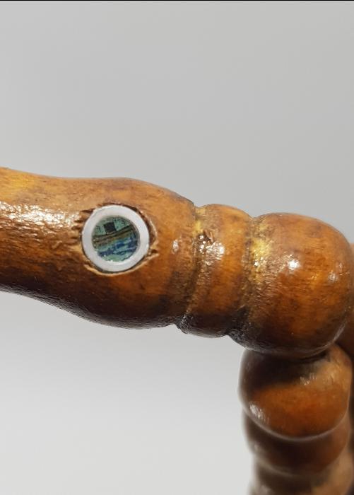 İMAMESİNDE KABE GÖRSELİ BULUNAN ESKİ HACI İŞİ AHŞEP TESBİH 