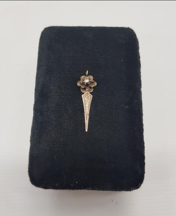 OSMANLI DÖNEMİ ELMAS KOLYE UCU 