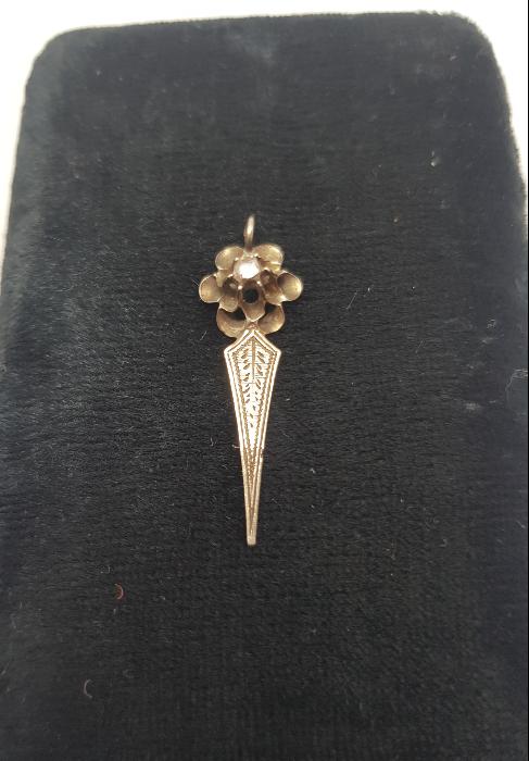 OSMANLI DÖNEMİ ELMAS KOLYE UCU 