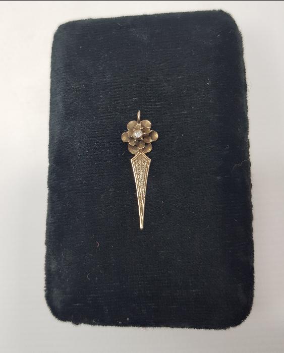 OSMANLI DÖNEMİ ELMAS KOLYE UCU 