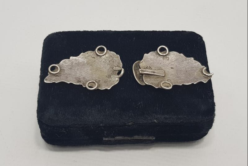 OSMANLI DÖNEMİ SAVATLI GÜMÜŞ KEMER TOKASI 