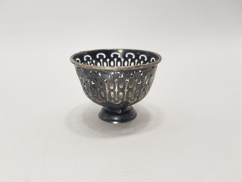 OSMANLI TUĞRALI VE SAH DAMGALI GÜMÜŞ FİNCAN ZARFI 