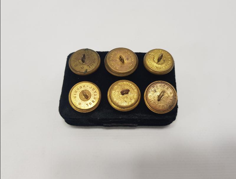 OSMANLI VE TC DÖNEMİ 6 ADET DENİZCİ SUBAY DÜĞMESİ 