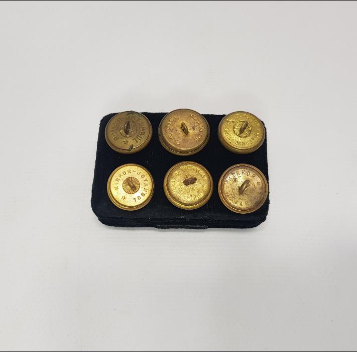 OSMANLI VE TC DÖNEMİ 6 ADET DENİZCİ SUBAY DÜĞMESİ 