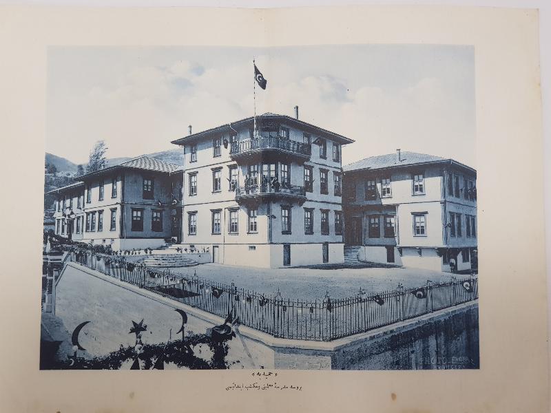 OSMANLICA GRAVÜR: BURSA HAMİDİYE ÖĞRETMEN OKULU 