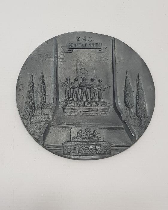 1997 BÜYÜK BOY KARA HARP OKULU MADALYON 