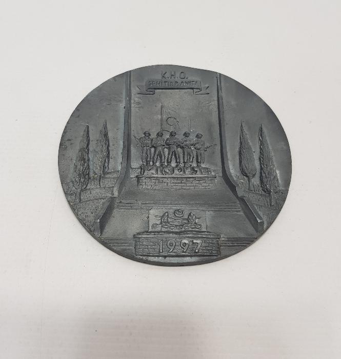 1997 BÜYÜK BOY KARA HARP OKULU MADALYON 