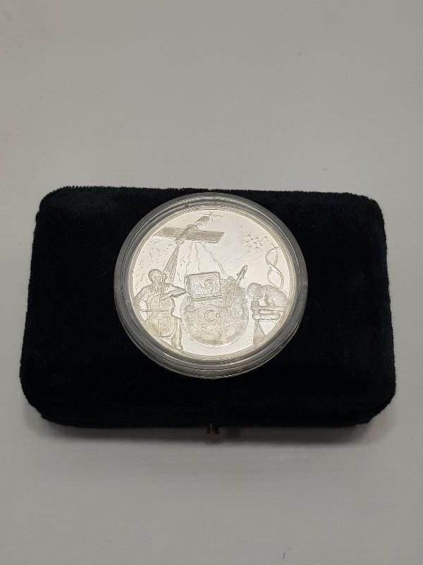 CUMHURİYETİN 75. YILI 3.000.000 TL GÜMÜŞ HATIRA PARA