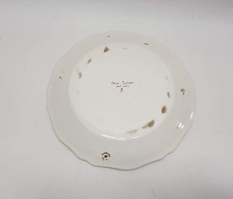 HOROZ TEMALI FRANSIZ PORSELEN TABAK 