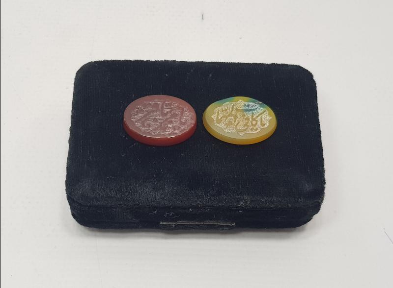 İRAN İŞİ İKİ ADET AKİK YÜZÜK TAŞI 