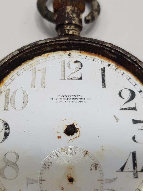 LONGINES NECİP CEZVECİYAN CONSTANTINOPLE DAMGALI KONSOLOS SAATİ 